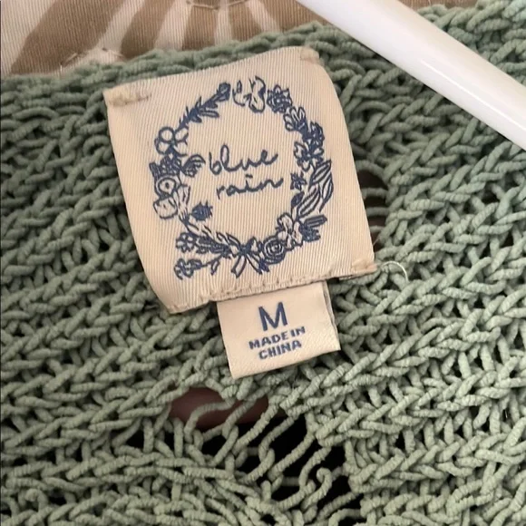 Blue Rain Green Knit Sleeveless Top - Picture 2 of 3